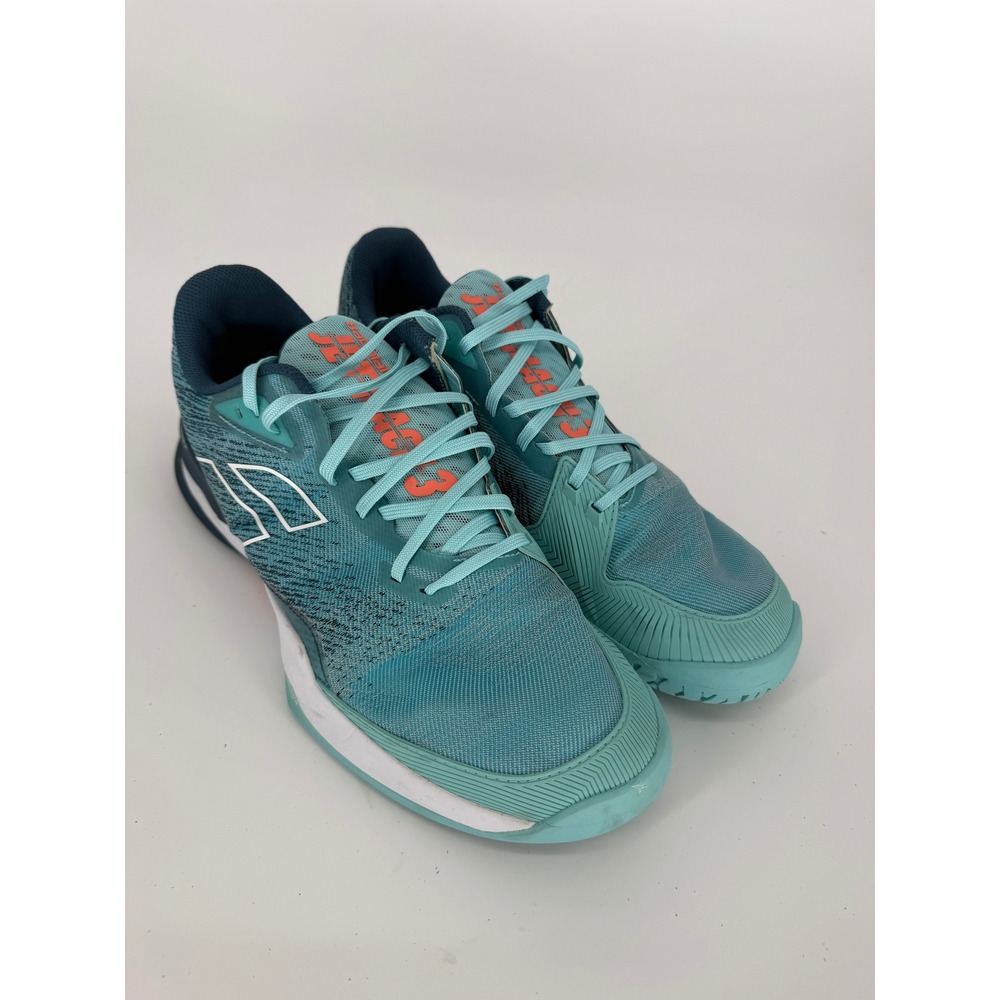 Babolat Jet Tere All Court Mens Tennis Shoes Teal Aqua Orange Sneakers Size 13